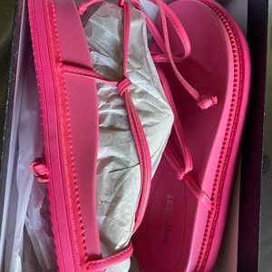 BNWB Nine West “Sarest” pink sandals size 7.5